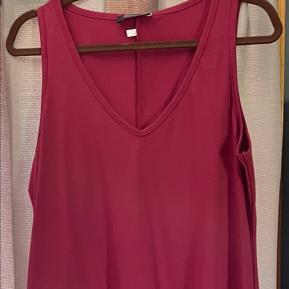 Maroon sleeveless tank dress - Picture 1 of 1